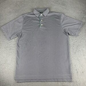 FootJoy Golf Polo Shirt Gray Design Men's Size Medium